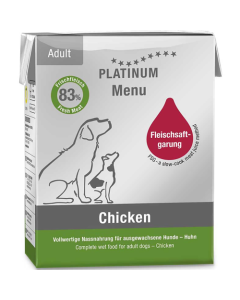 Platinum: Kompletan obrok za pse Menu Adult, piletina