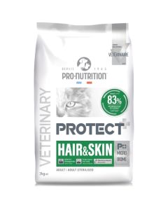 Pro Nutrition Protect: Veterinarksa hrana za mačke Hair&Skin, 2 kg