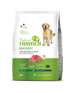 Trainer: Natural Adult Maxi Govedina. Pirinač & Ginseng