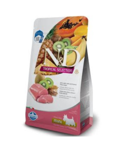 N&D Tropical: Hrana za odrasle pse malih rasa Mini Adult, Svinjetina