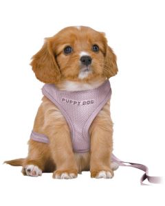 Trixie: Povodac i am za štence Puppy Soft Harness Lilac