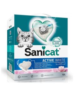 Sanicat: Grudvajući posip Active White Lotus