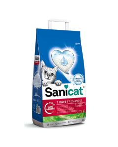 Sanicat: Upijajući posip za mačke 7 Days Freshness, 4l