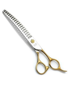 Tauro: Profesionalne zakrivljene makaze za stanjivanje krzna Chunker Scissors Janita Plungė Line