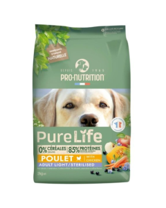 Pro Nutrition Pure Life: Hrana za gojazne i sterilisane pse Adult Light Sterilised, piletina