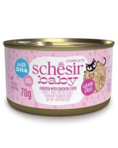 Schesir: Hrana za mačiće u sopstvenom soku Baby Cat Complete in Broth, 70 gr