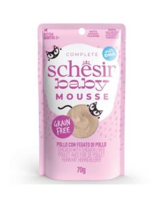 Schesir: Hrana za mačiće u vidu musa Baby Cat Mousse, 70 gr
