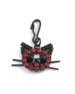 Pet Hardvare: Privezak za mačke Cat Face, crveni