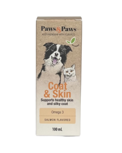 Paws and Paws: Preparat je za povećanje kvaliteta kože i dlake Coat & Skin, 100 ml