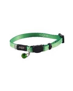 Rogz: Ogrlica za mace Kiddy Cat, Lime Paws