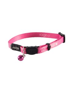 Rogz: Ogrlica za mace Kiddy Cat, Pink Hearts
