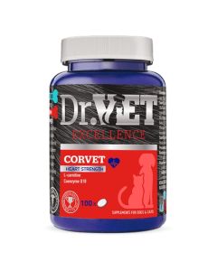 Dr.Vet: Suplement za pse i mačke sa kardiovaskularnim smetnjama Corvet, 100 tabl