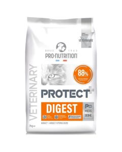Pro Nutrition Protect: Veterinarksa hrana za mačke Digest, 2 kg