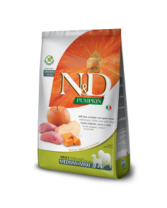 N&D Pumpkin: Hrana za pse Medium/Maxi Adult, Bundeva & Divlja Svinja