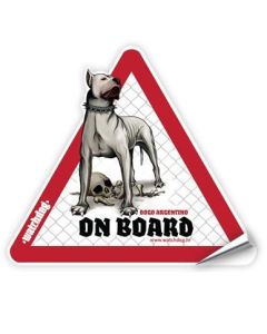 Watchdog: Nalepnica za auto Dogo Argentino