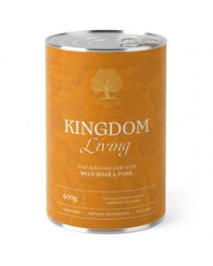 Essential: Pašteta sa komadićima mesa za odrasle pse Kingdom Living Pate, 400 gr x 6 kom