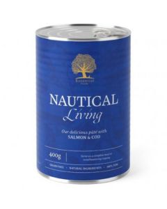 Essential: Pašteta sa komadićima mesa za odrasle pse Nautical Living Pate, 400 gr