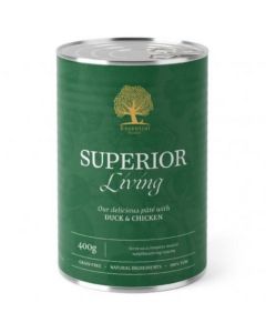 Essential: Pašteta sa komadićima mesa za odrasle pse Superior Living Pate, 400 gr x 6 kom