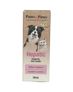 Paws and Paws: Preparat za jačanje funkcije jetre Hepatic, 100 ml