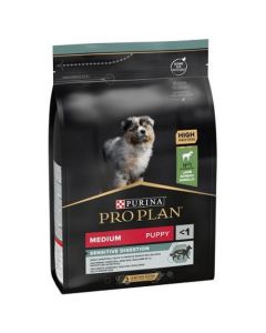 Pro Plan: Hrana za štence Medium Puppy Sensitive Digestion, Jagnjetina, 12 kg