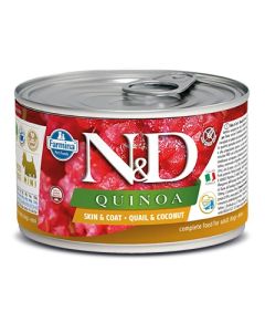 N&D Quinoa: Vlažna hrana za pse sa problematičnom kožom Mini Skin&Coat, 6x140 gr