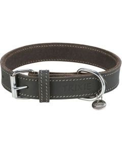 Trixie: Kožna ogrlica za pse Rustic Gray