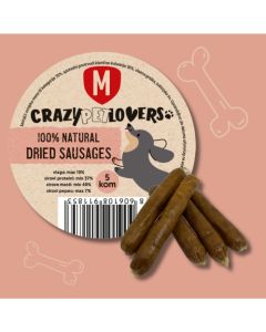 Crazy Pet Lovers: Prirodno sušene kobasice Natural Dried Sausages. 5 kom