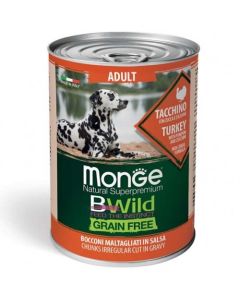 Monge Bwild: Komadići mesa u sosu Adult Grain Free, 400 gr