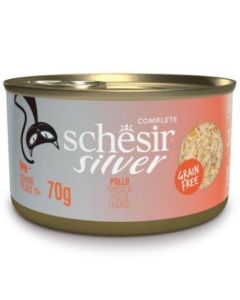 Schesir: Hrana za starije mačke u sopstvenom soku Senior Silver in Broth, 70 gr