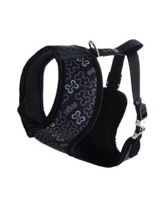 Rogz: Am za pse Trendy Wrapz Black Bones, XS