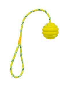 Trixie: Lopta od prirodne gume na kanapu Wavy Ball on a Rope