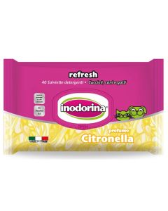 Inodorina: Vlažne maramice Refresh Citronela, 40 kom