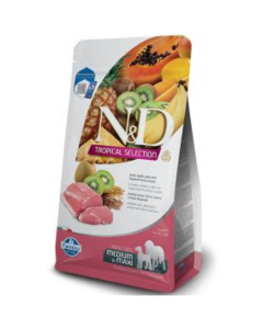 N&D Tropical: Hrana za odrasle pse srednjih i velikih rasa Medimu/Maxi Adult, Svinjetina