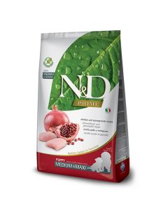 N&D Prime: Hrana za štence velikih rasa Medium/Maxi Puppy, Piletina & Nar