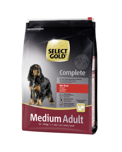 Select Gold: Hrana za odrasle pse srednjih rasa Complete Medium Govedina, 12 kg