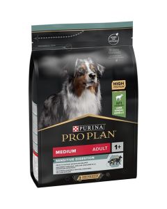 Pro Plan: Hrana za odrasle pse Medium Sensitive Digestion, Jagnjetina, 14 kg