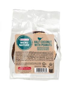 Menu Nature: Zimska hrana za divlje ptice Half Coconut with Peanuts, 200 gr