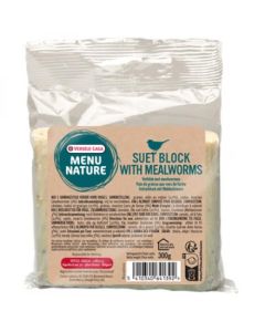 Menu Nature: Masni blok sa brašnastim crvima Suet Block with Mealworms, 300 gr
