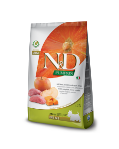 N&D Pumpkin: Hrana za pse Mini Adult, Bundeva & Divlja Svinja