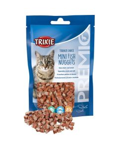 Trixie: Zalogajčići sa piletinom, tunom i macinom travom Mini Fish Nuggets, 50 gr