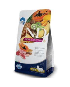 N&D Tropical: Hrana za odrasle pse malih rasa Mini Adult, Jagnjetina