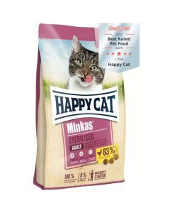 Happy Cat: Hrana za mačke Minkas Sterilised, 10 kg