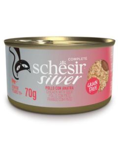 Schesir: Hrana za starije mačke u vidu musa Senior Silver Mousse, 70 gr