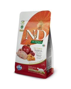 N&D Grain Free: Hrana za sterilisasene mačke, Prepelica