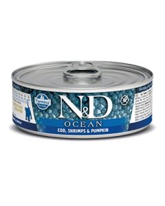 N&D Grain Free: Vlažna hrana za mačiće Ocean Kitten, Bundeva i Bakalar