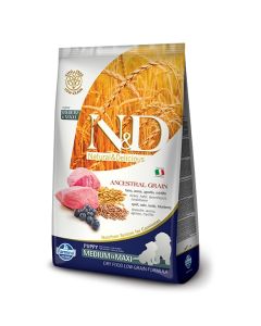 N&D Low Grain: Medium/Maxi Puppy, Jagnjetina i Borovnica