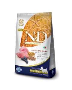 N&D Low Grain: Mini Adult, Jagnjetina & Borovnica