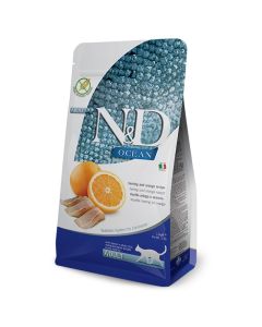 N&D Ocean: Hrana za odrasle mačke, Haringa i Pomorandža 