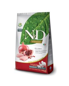 N&D Prime: Hrana za pse Medium/Maxi Adult, Piletina i Nar