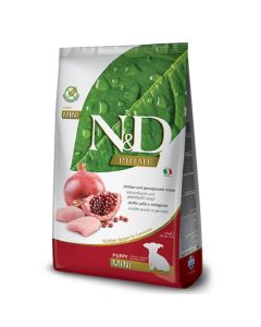 N&D Prime: Hrana za štence malih rasa Mini Puppy, Piletina i Nar, 2.5 kg